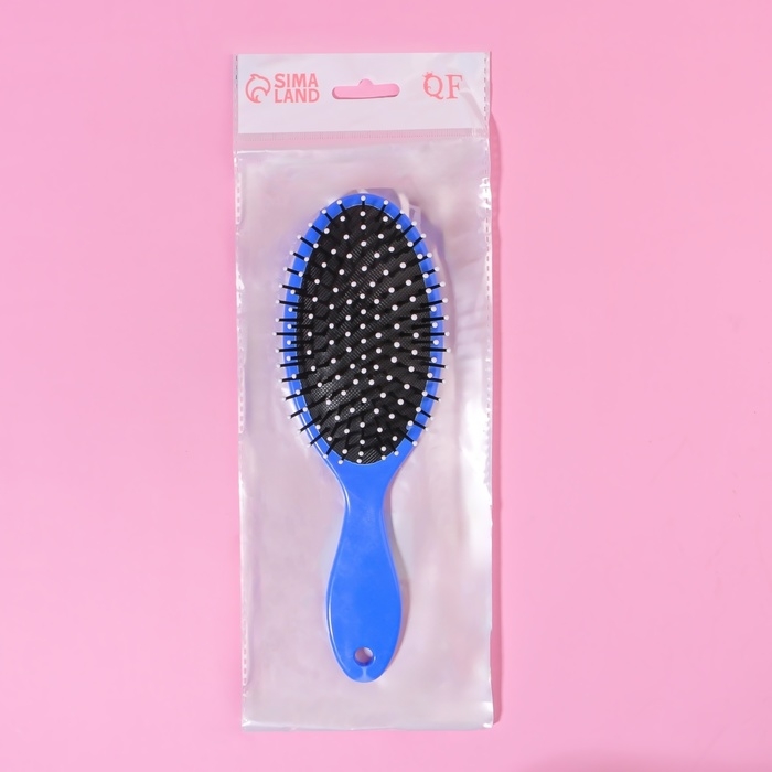 Расчёска массажная, 7 × 22,5 см, цвет МИКС