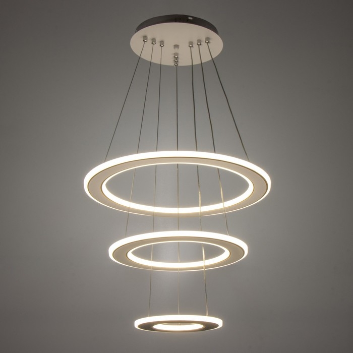 Люстра BayerLux 2678/3 LED 200Вт 3000-6000К белый 47х47х33 см Люстра BayerLux 2678/3 LED 200Вт 3000-6000К белый 47х47х33 см