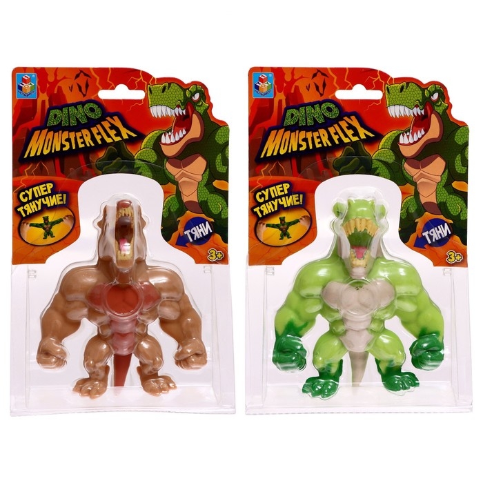Тянущаяся фигурка Monster Flex. Dino, 14 см, 14 видов, МИКС Тянущаяся фигурка Monster Flex. Dino, 14 см, 14 видов, МИКС