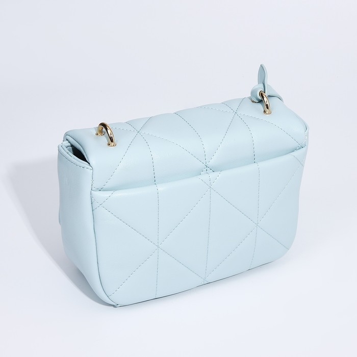 Сумка-мессенджер на магнитах, цвет голубой Сумка-мессенджер на магнитах, цвет голубой