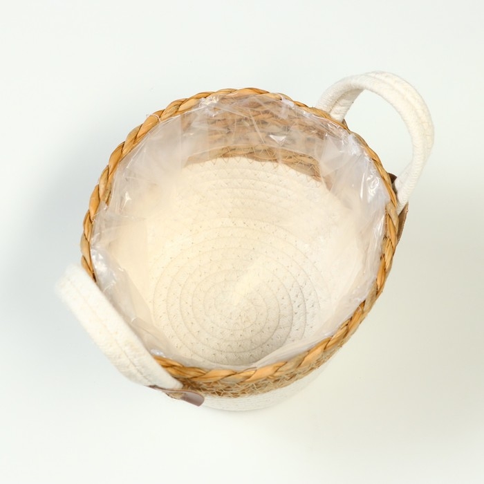 Корзина плетеная, рогоз, 19 x 12 x 14 см Корзина плетеная, рогоз, 19 x 12 x 14 см