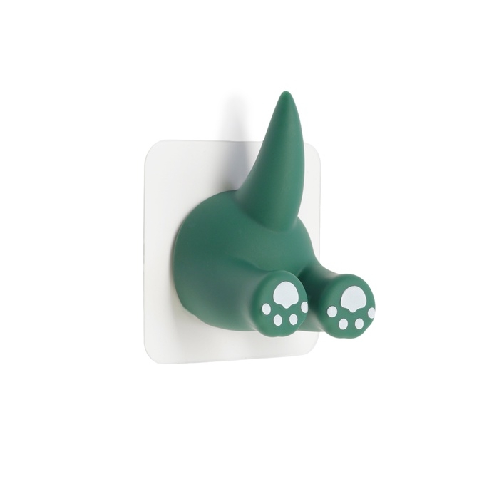 Крючок самоклеящийся CAPPIO MUMURING, однорожковый, зеленый Крючок самоклеящийся CAPPIO MUMURING, однорожковый, зеленый