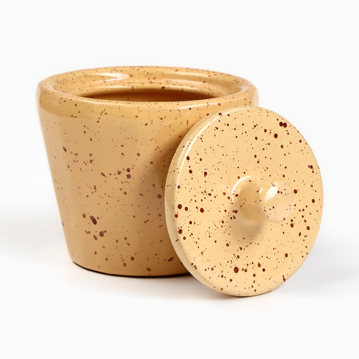 Сахарница Сахарница "Ностальгия кофейная" 0,2л / 9х9см, каракум