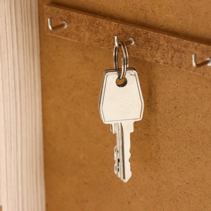 Ключница Ключница "Букет ромашек" молочный дуб 17х22 см