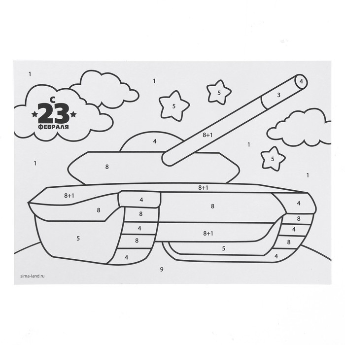 Фреска сияющая «Танк» Фреска сияющая «Танк»