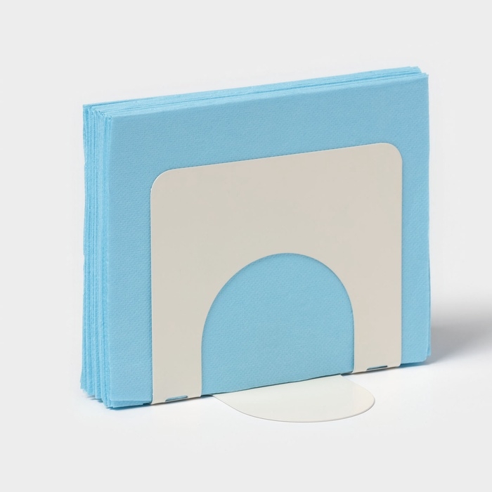 Салфетница Доляна «Трансформер», 10×12 см, белая Салфетница Доляна «Трансформер», 10×12 см, белая