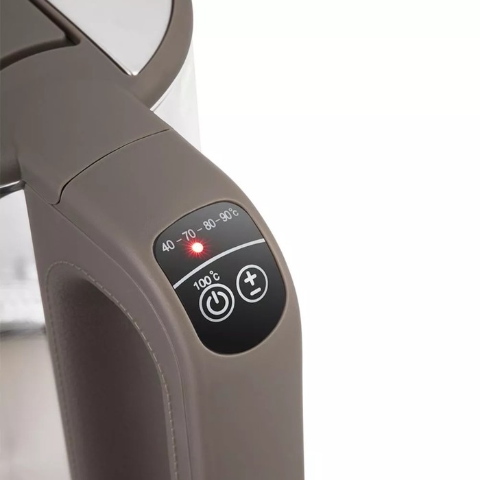 Чайник электрический Kitfort КТ-6664, стекло, 1.7 л, 2200 Вт, серый Чайник электрический Kitfort КТ-6664, стекло, 1.7 л, 2200 Вт, серый