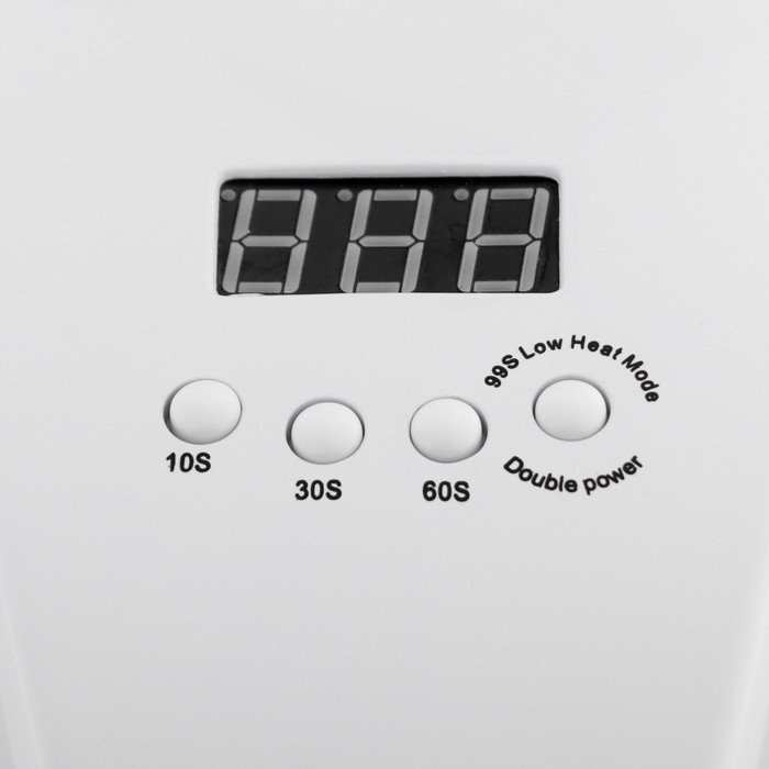 Лампа для гель-лака Luazon LUF-02, UV/LED, 54 Вт, 36 диодов, таймер 10/30/60 с, 220 В, белая Лампа для гель-лака Luazon LUF-02, UV/LED, 54 Вт, 36 диодов, таймер 10/30/60 с, 220 В, белая