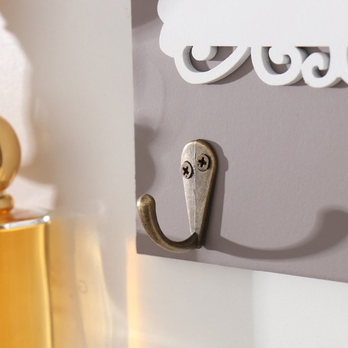 Крючки декоративные дерево Крючки декоративные дерево "Два попугая и клетка" 20х0,5х26 см