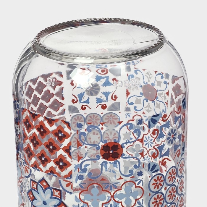 Банка стеклянная для сыпучих продуктов «Мозаика», 1 л