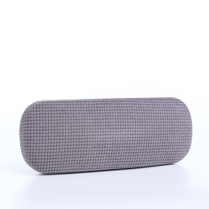 Футляр для очков на хлопушке, длина 16 см, цвет серый Футляр для очков на хлопушке, длина 16 см, цвет серый