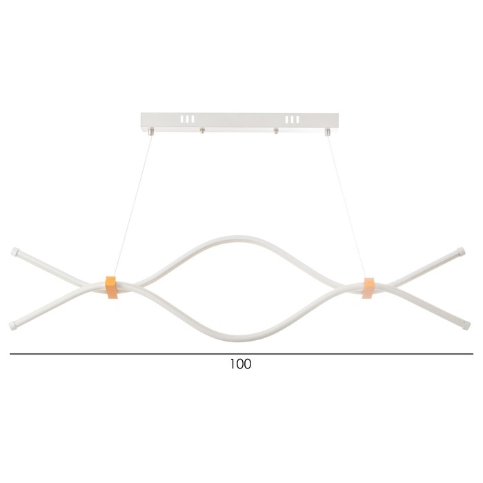 Светильник Светильник "Волны" LED 32Вт 6000К белый 100х18-85 см