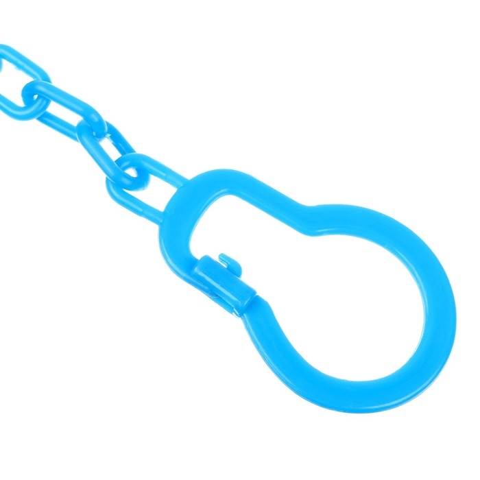 Держатель для соски - пустышки «Лев», на цепочке, цвет голубой Держатель для соски - пустышки «Лев», на цепочке, цвет голубой