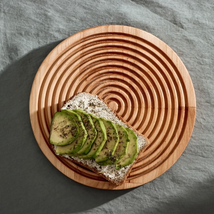 Доска разделочная для подачи и сервировки Adelica «Олимп», d=20×1,8 см, берёза Доска разделочная для подачи и сервировки Adelica «Олимп», d=20×1,8 см, берёза