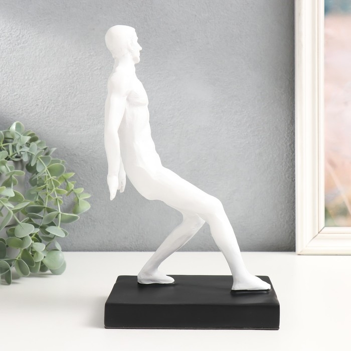 Держатель для книг  Держатель для книг "Атлет" белый 25х15х10 см