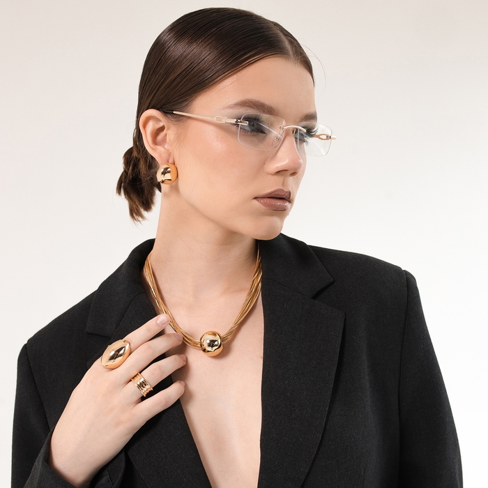 Кольцо металл «Тренд» катушка, цвет золото, размер 18 Кольцо металл «Тренд» катушка, цвет золото, размер 18