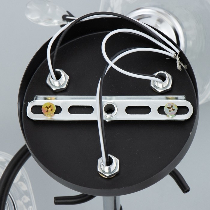 Люстра Люстра "Ариса" 3хЕ27 40Вт чёрный 50х50х27 см BayerLux