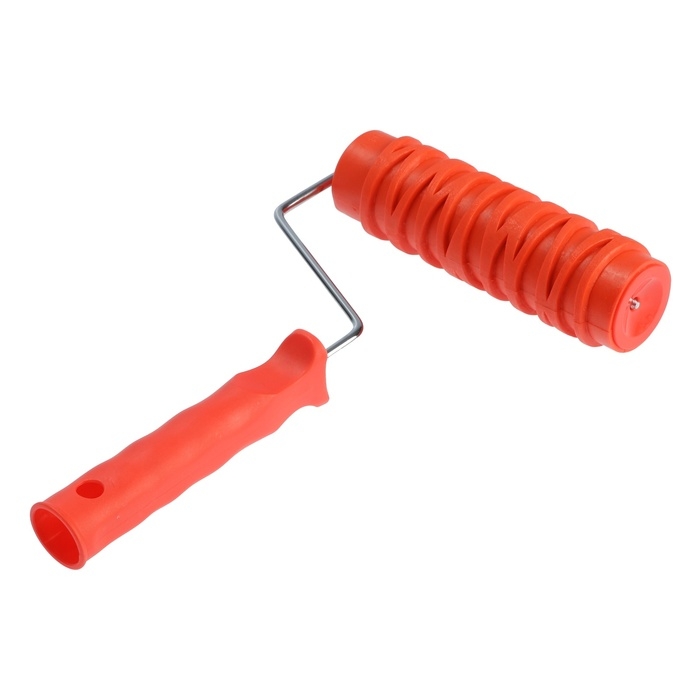 Валик декоративный ТУНДРА, резиновый,  Валик декоративный ТУНДРА, резиновый, "кора березы", рукоятка d=6 мм, 180 мм