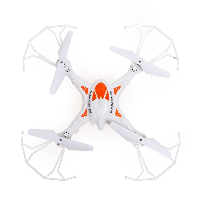 Квадрокоптер LH-X16WF, камера, передача изображения на смартфон, Wi-FI, цвет белый Квадрокоптер LH-X16WF, камера, передача изображения на смартфон, Wi-FI, цвет белый