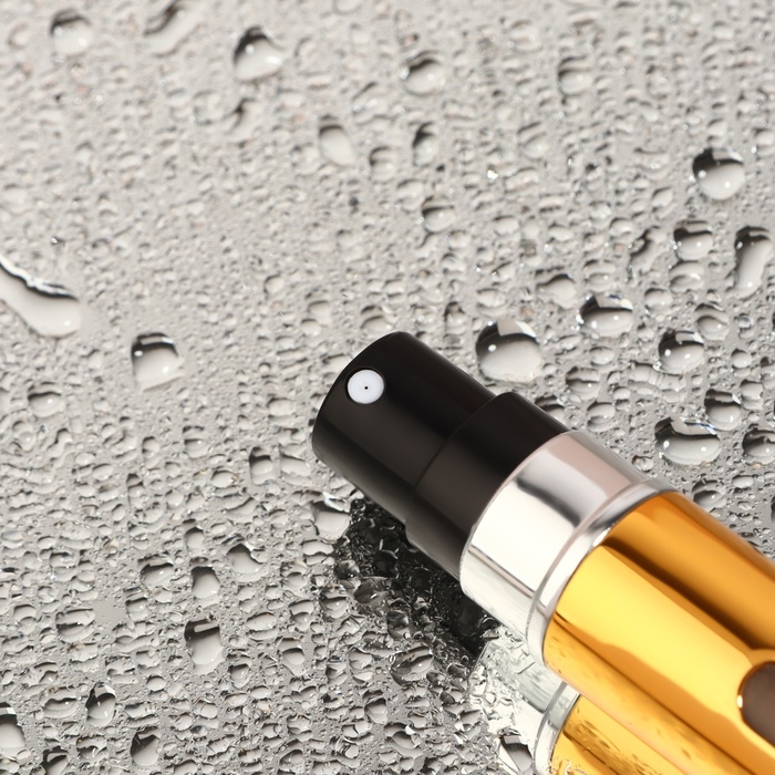 Атомайзер для парфюма, с распылителем, 8 мл, цвет золотистый Атомайзер для парфюма, с распылителем, 8 мл, цвет золотистый