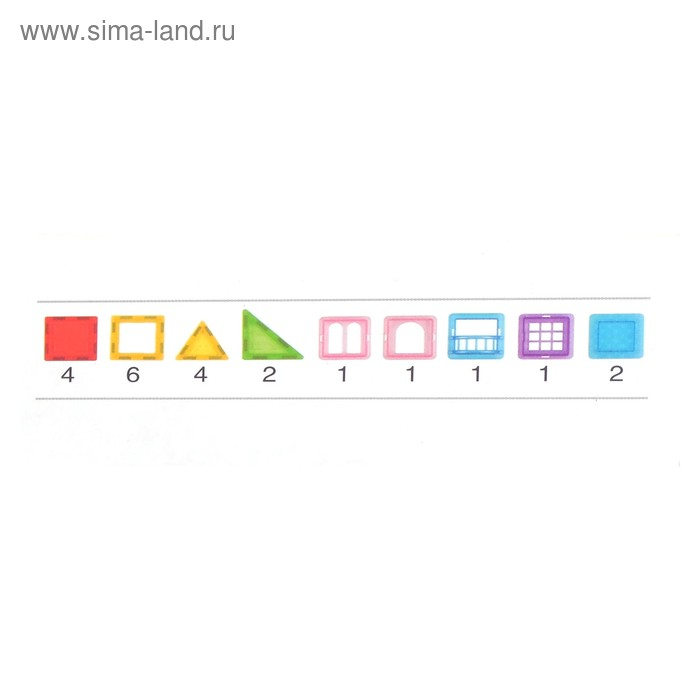 Конструктор магнитный «Магический магнит», 22 детали Конструктор магнитный «Магический магнит», 22 детали