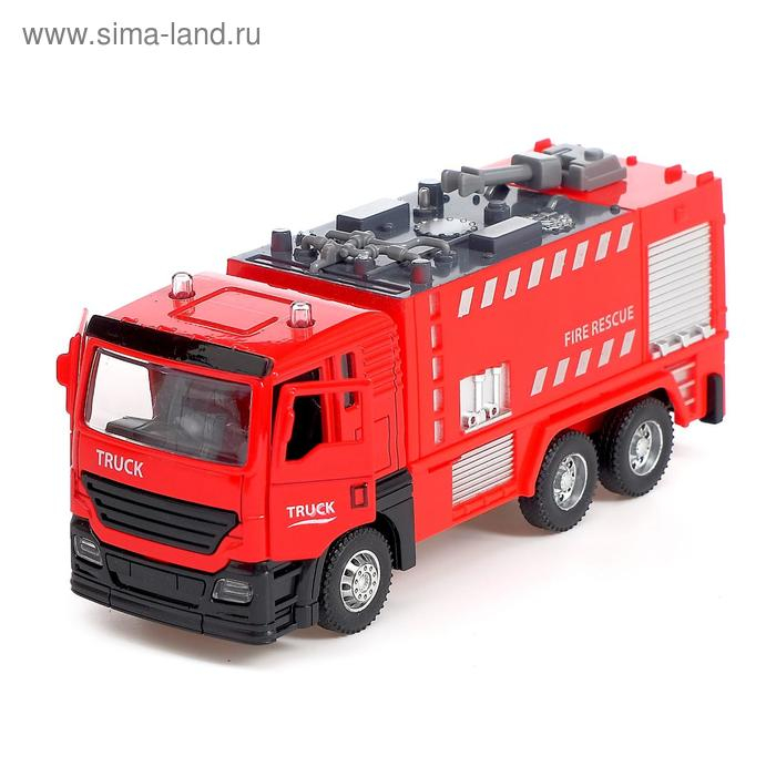 Парковка «Пожарная часть» с машинкой и рацией, световые и звуковые эффекты, МИКС Парковка «Пожарная часть» с машинкой и рацией, световые и звуковые эффекты, МИКС