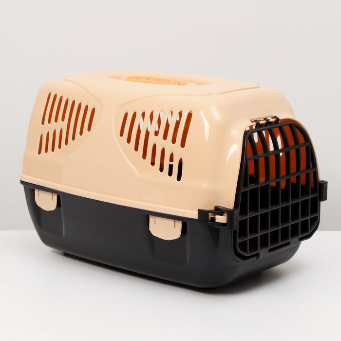 Переноска для животных  Переноска для животных "Сириус", 33,5 х 31 х 50 см, до 5 кг, цвет бежевый