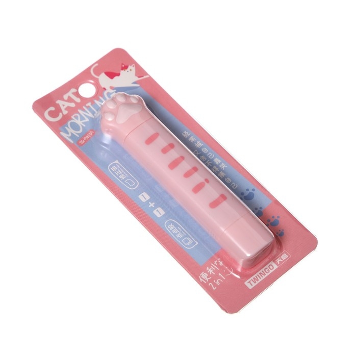 Корректор-лента 4м х 5мм + клеющая лента 3м х 5мм, в блистере Корректор-лента 4м х 5мм + клеющая лента 3м х 5мм, в блистере "Лапка" МИКС