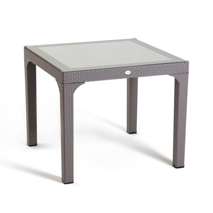 Стол садовый Стол садовый "Дербент", 90 х 90 х 74 см, серый