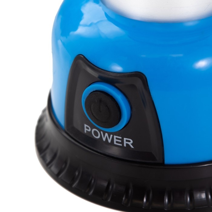 Светильник Светильник "Алдни" LED 12Вт USB от батареек 4хАА синий 12,5х12,5х21,5 см RISALUX