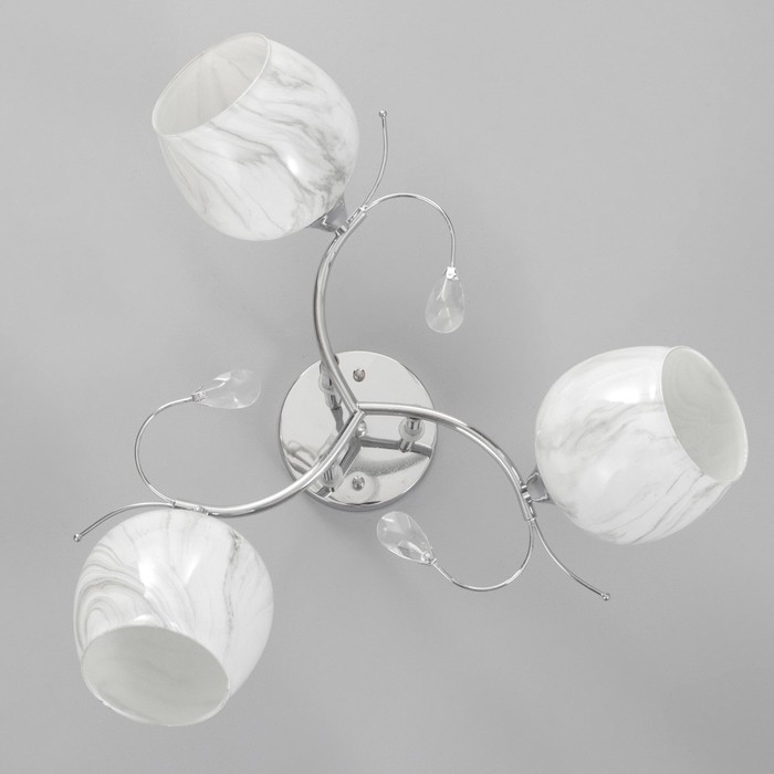 Люстра потолочная Грейс 3хE27 40Вт Хром Люстра потолочная Грейс 3хE27 40Вт Хром