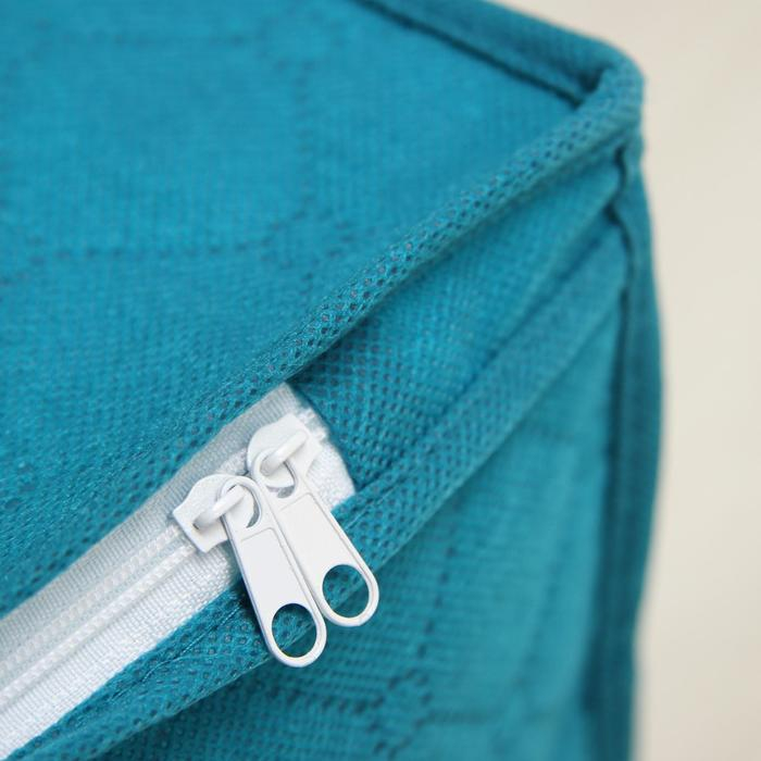 Кофр для хранения вещей «Синеглазка», 49×36×21 см, цвет синий Кофр для хранения вещей «Синеглазка», 49×36×21 см, цвет синий