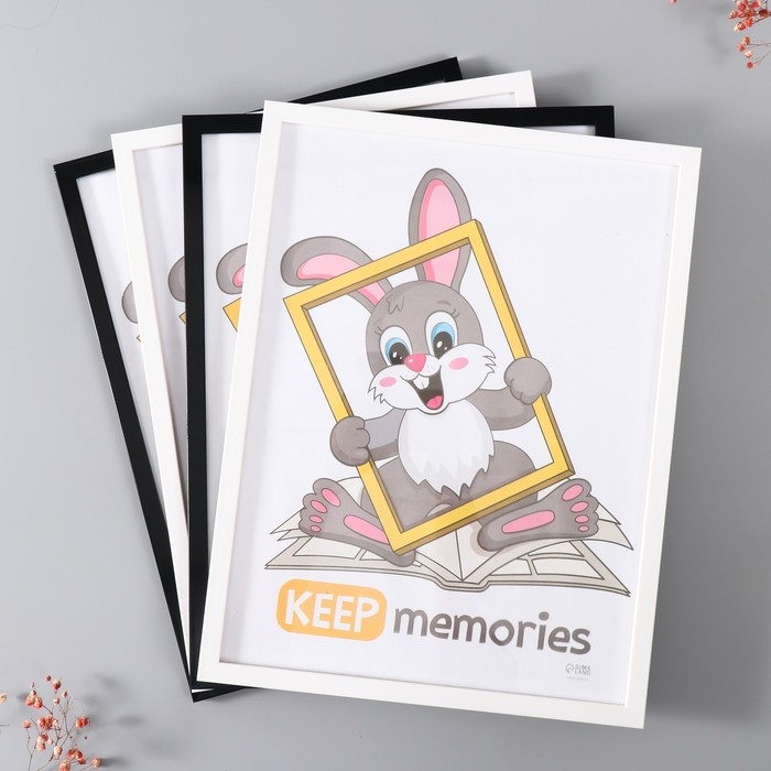 Набор рамок Набор рамок "Формат" 30х40 см, 4 шт. цвет чёрный/белый