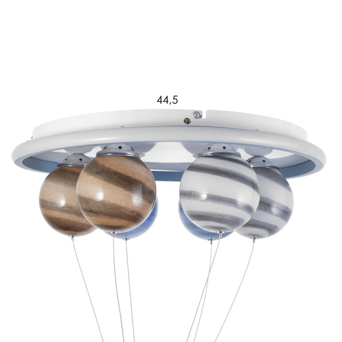 Люстра Люстра "Полет" 6хЕ27 40Вт белый 50х50х60см