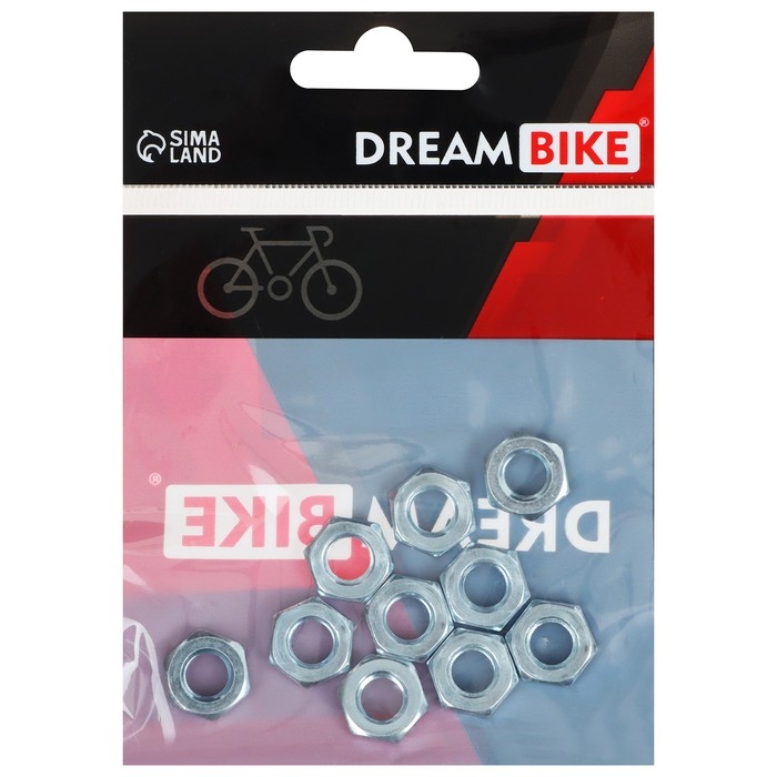 Контргайка оси 8 мм, цвет серебристый Контргайка оси 8 мм, цвет серебристый