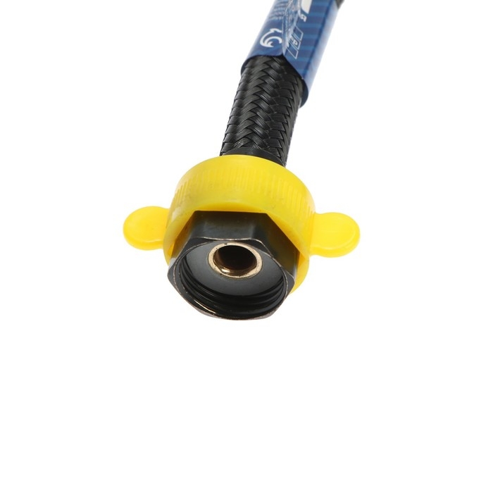 Подводка гибкая для воды ZEIN engr, нейлон, 1/2 Подводка гибкая для воды ZEIN engr, нейлон, 1/2", гайка-штуцер, 150 см, с ключом, черная