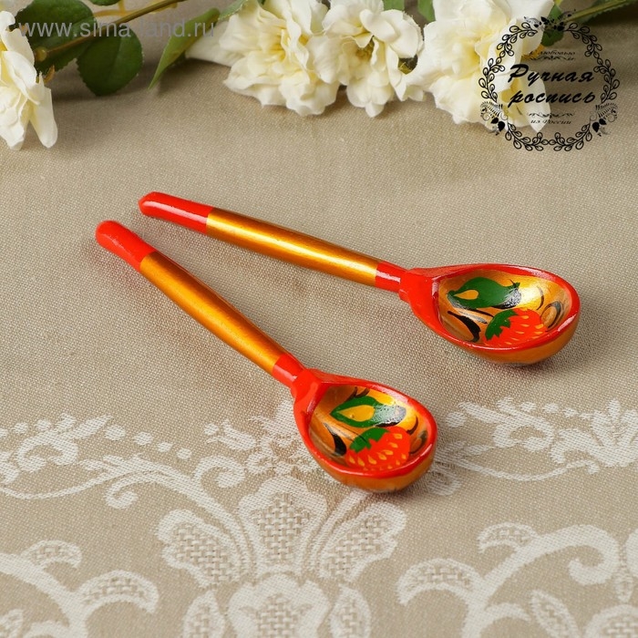 Ложка «Ягодка», 14,7×3,5 см, хохлома Ложка «Ягодка», 14,7×3,5 см, хохлома