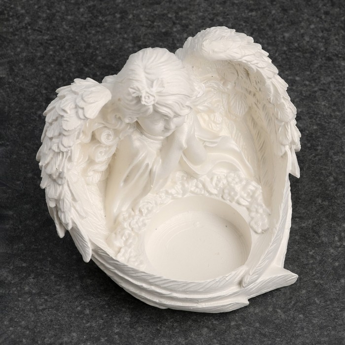 Подсвечник  Подсвечник "Ангел в крыльях" 11х12,5х10см