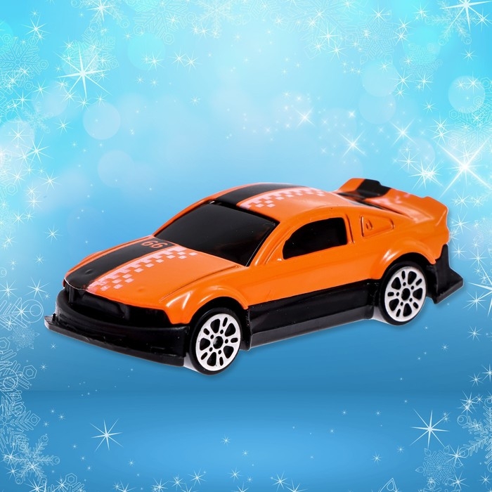 Новогодний шар с игрушкой «Гоночная машинка», МИКС Новогодний шар с игрушкой «Гоночная машинка», МИКС