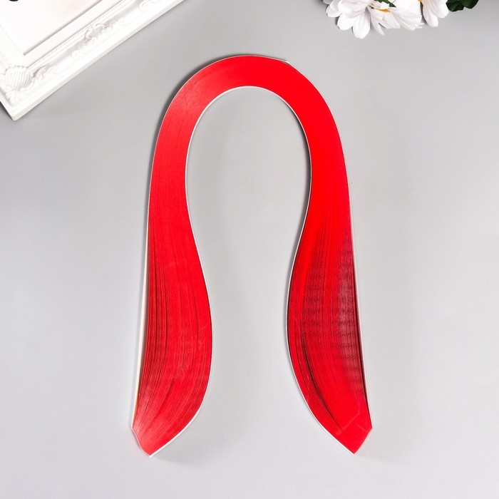 Полоски для квиллинга 120 полосок плотность 120 гр Полоски для квиллинга 120 полосок плотность 120 гр "Красные" ширина 0,5 см длина 53 см