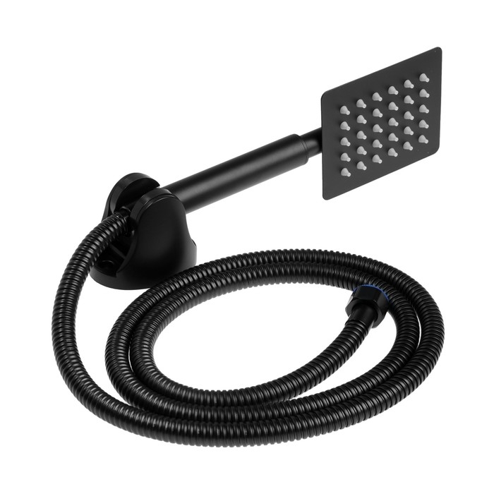 Смеситель для ванны ZEIN Z3837, однорычажный, душевой набор, черный Смеситель для ванны ZEIN Z3837, однорычажный, душевой набор, черный