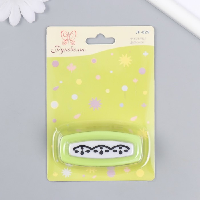 Фигурный дырокол края Фигурный дырокол края "Рукоделие" Узор №017 JF-829 6,8х3,0х3.2 см