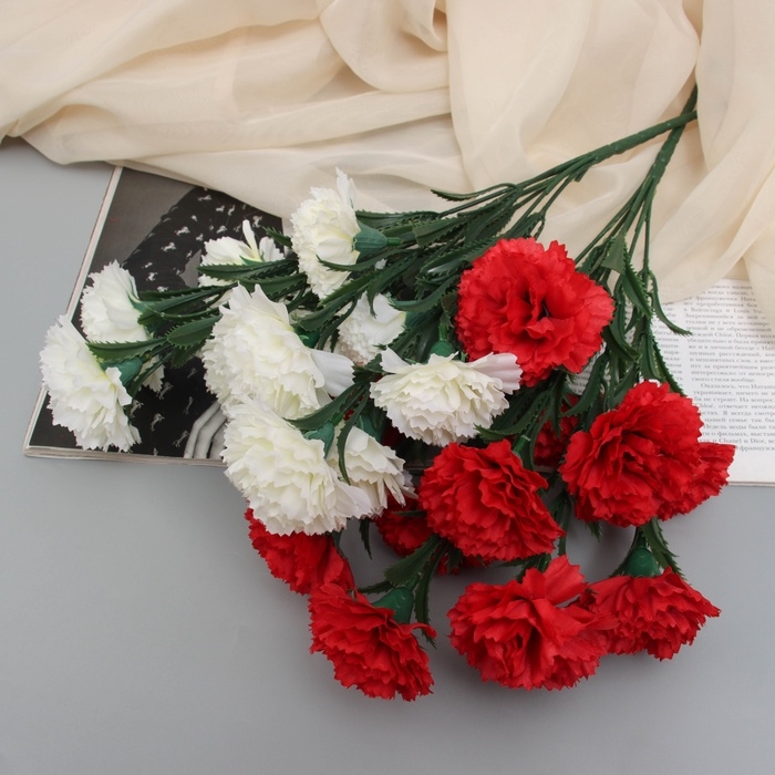 Букет Букет "Гвоздика галант шёлк" 39 см, микс