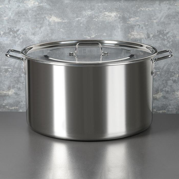 Котёл «Общепит», 40 л, d=45, h=28 см, металлическая крышка Котёл «Общепит», 40 л, d=45, h=28 см, металлическая крышка