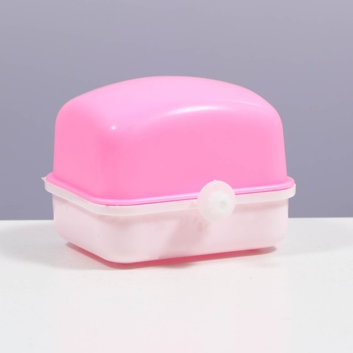Туалет для грызунов с фигурным входом, 10,4 х 8,3 х 8,6 см, розовый Туалет для грызунов с фигурным входом, 10,4 х 8,3 х 8,6 см, розовый