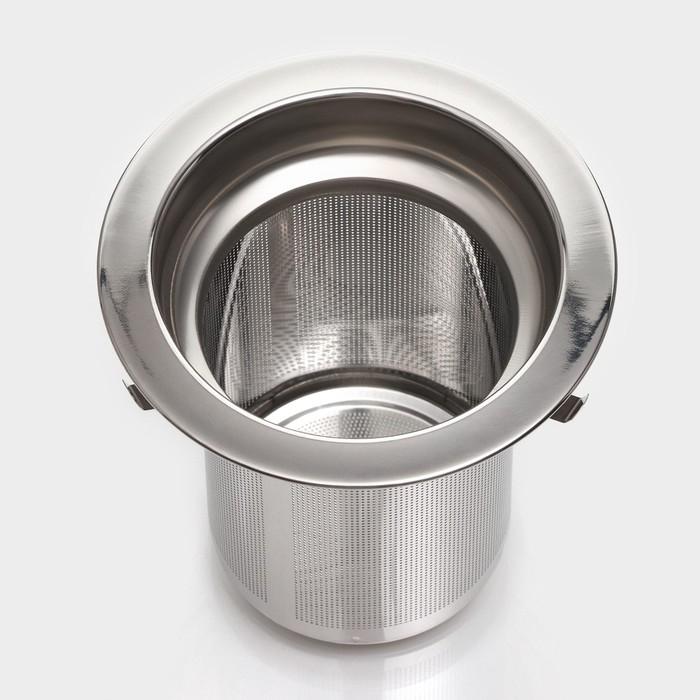 Чайник стеклянный заварочный Magistro «Шейди», 500 мл, с металлическим ситом, пластиковая колба Чайник стеклянный заварочный Magistro «Шейди», 500 мл, с металлическим ситом, пластиковая колба