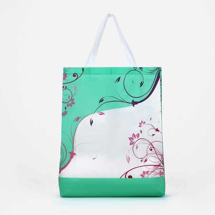 Сумка хозяйственная без застёжки, цвет зелёный Сумка хозяйственная без застёжки, цвет зелёный