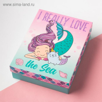 Набор подарочный KAFTAN "I love the sea" носки и аксессуары