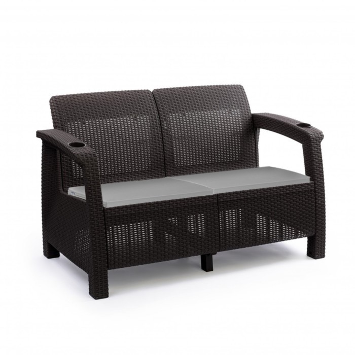 Подушка для дивана Альтернатива 53.5 х 49 х 5 см, оксфорд 420, серая Подушка для дивана Альтернатива 53.5 х 49 х 5 см, оксфорд 420, серая