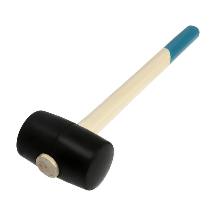 Киянка ТУНДРА, деревянная рукоятка, черная резина, 650 г Киянка ТУНДРА, деревянная рукоятка, черная резина, 650 г